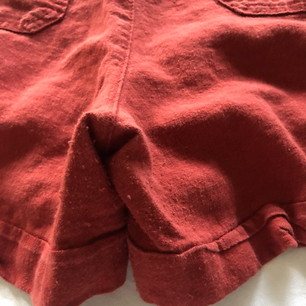 Old Navy Rust Elastic Waist Shorts LG - Picture 4 of 5